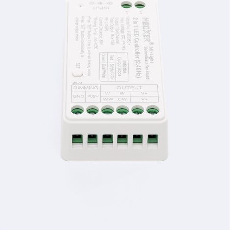 Controller Dimmer LED Einfarbig/CCT/ 12/24V DC MiBoxer FUT035S+ kompatibel mit Taster Einfarbig / CCT (1/4)