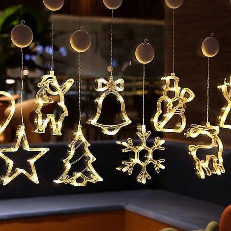 Guirlande lumineuse de Noël sur le thème du Père Noël et des contes de fées, 28,2 x 20,2 x 7,3 cm (1/4)