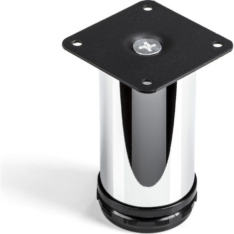 Möbelfuß JIM Chrom poliert Ø 50 mm Höhe 100 mm (1/5)