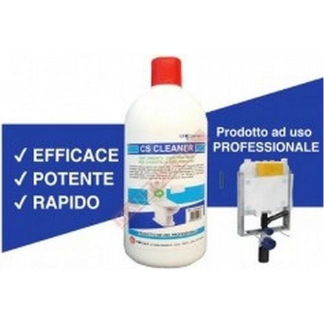 CS CLEANER 1 Lt, trattamento disincrostante per cassette di risciacquo WC CSW.000.505 (1/4)