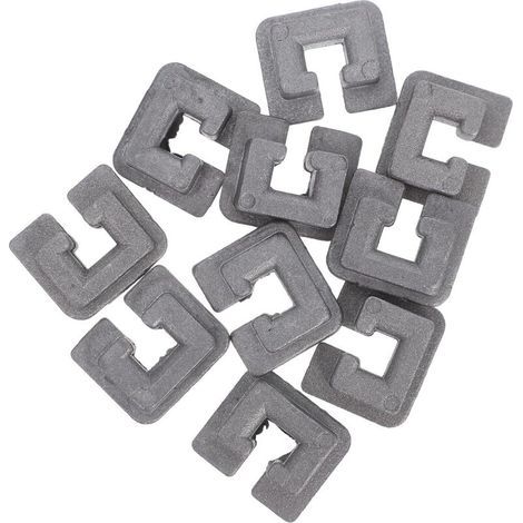 Ösen für Trimmerköpfe, robustes silberfarbenes Zubehör, 10er-Pack, Aluminiumlegierung für Rasenpflege und Gartenarbeit (1/5)