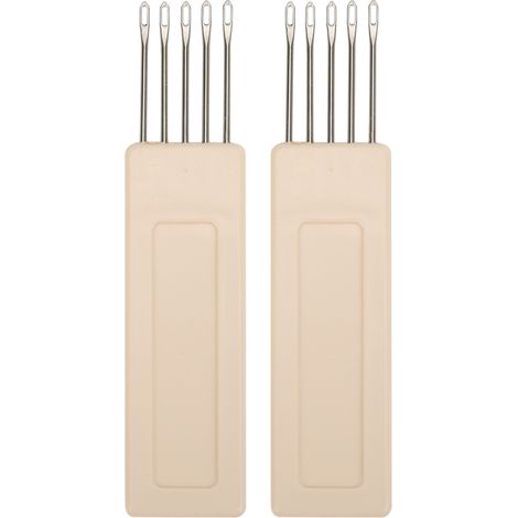 Juego de 2 herramientas de transferencia de 5 puntas, resistentes a los arañazos, accesorios duraderos para máquinas de tejer universales.