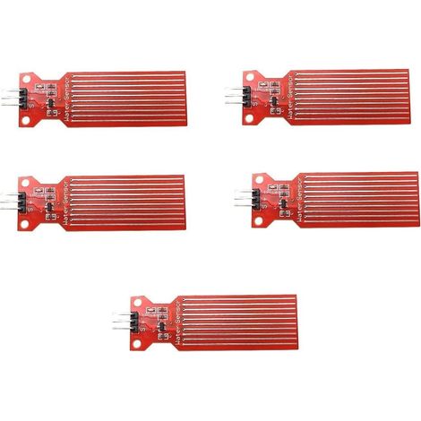 5 PCS Capteur de Niveau d'eau Liquide Capteur de détection de Profondeur de gouttelette d'eau pour Arduino (1/4)