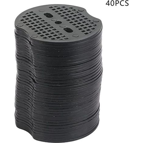 100 à 400 piquets de jardin en forme de U avec rondelles de protection pour fixer les filets anti-mauvaises herbes et accessoires de jardinage. (1/5)
