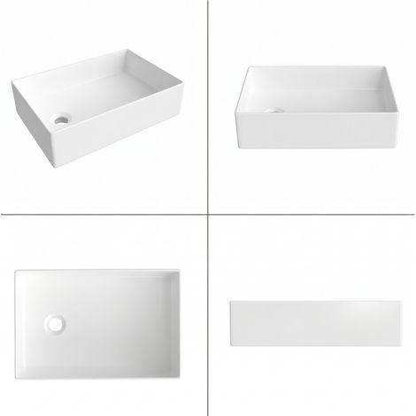 Helmken 51861000 Aufsatzwaschbecken (61x40,5) weiß (1/5)