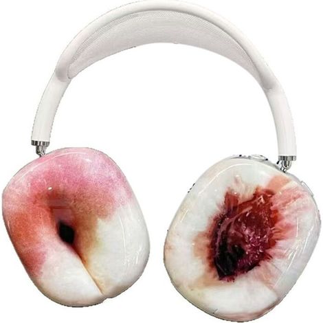 Schutzhülle aus der 3D-Frucht-Serie für AirPods Max 2, dekorative Schutzhülle, Pfirsichfarben (1/5)