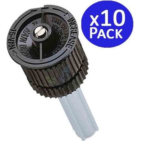 Set di 10 Ugello Rain Bird 15 VAN per Diffusori di Irrigazione  Irrigatori da Giardino con Angolo Regolabile  Raggio 4,5 Metri