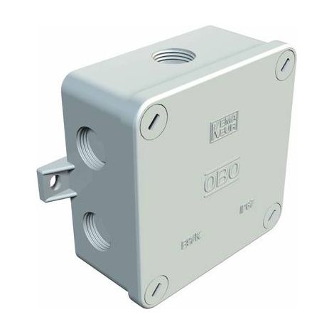 OBO Bettermann 2001934 caja de conexión gris 84x84 mm