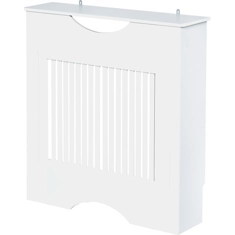 Coperchio del radiatore in legno a listelli, design contemporaneo per soggiorno e sala da pranzo (1/5)