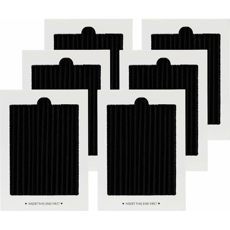 Lot de 6 filtres à air de rechange pour réfrigérateur Frigidaire PAULTRA Pure Air Ultra et Electrolux EAFCBF 242047801, 242047804, 241754001, 241754002, 242061001, 7241754001, PS1993820 (1/5)