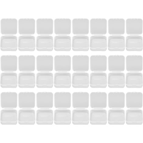 Boîte de rangement 24 cases pour perles, bijoux et accessoires - Organisateur transparent avec couvercle (1/5)