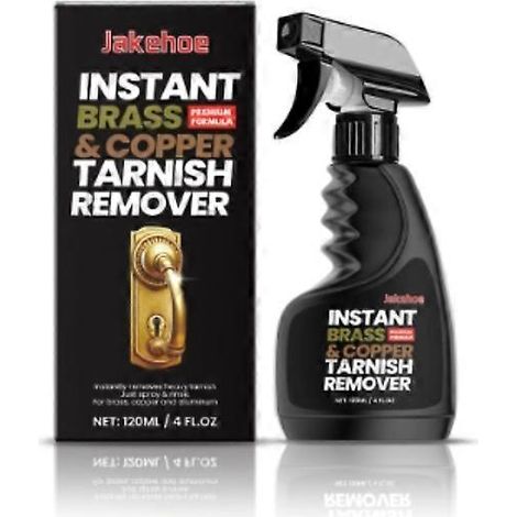 Nettoyant pour laiton et cuivre, formule biologique puissante qui élimine en toute sécurité la rouille, les taches et l'oxydation. (1/4)