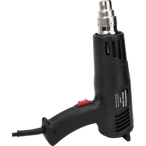 Pistolet à air chaud portable avec 5 buses J12, 2000 W, prise UE, 250 V (1/5)