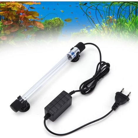 Lampe UV Aquarium Étanche pour Bassin et Aquarium - Désinfection et Élimination des Algues 7W 220-240V-AUTRES (1/5)