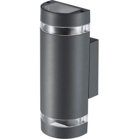 Appliques Murales Extérieures, Max 35W GU10 Aluminium Up Down Appliques Murales Extérieures, IP44 Étanche Gris Anthracite Lampes de Jardin pour Patio, Terrasse, Jardin, Couloir, Balcon, Porche, Poteau (1/5)
