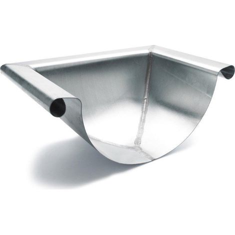 Wentzel tête de zinc pour gouttière de mât m30 ronde avec bourrelet droit