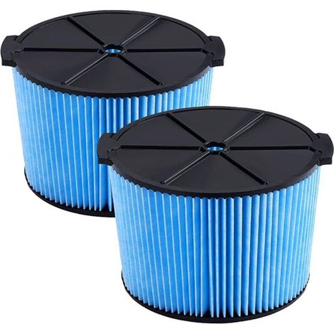 Ersatzfilter für Ridgid VF3500 Werkstattsauger, 2er-Pack, 3-lagiger Nass-/Trockensauger für Feinstaub und Schmutz, 3-4,5 Gallonen Handstaubsauger (1/5)