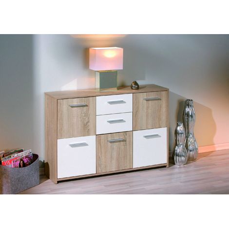 Aparador - Buffet Roble Marrón 30x115x77h cm (1/5)