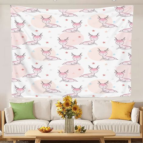 tapisseries aux couleurs vives pour la décoration de la chambre à coucher, la maison ou le dortoir 200x150cm (1/5)
