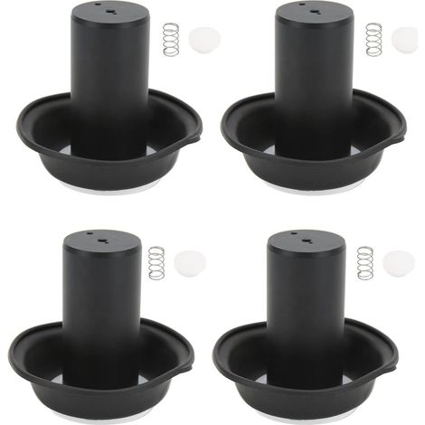 Carb Piston Vacuum Diaphragms Kit, 4 sets Carburetor Vacuum Diaphragms Piston Kit Remplacement pour Vmax 1200 VMX1200 1985‑2007 (1/5)