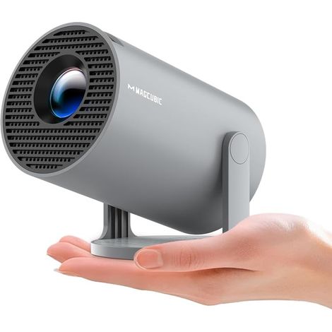 Magcubic Vidéoprojecteur Portable 4K Supporté Mini Projecteur WiFi 6 et Bluetooth 5.4 720P HD Natif 200 ANSI Rotation 180° (1/5)
