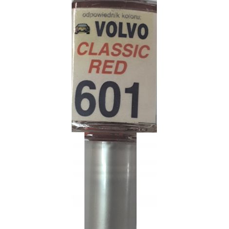 Réparation des rayures de peinture rouge Volvo 601 Classic avec 10 ml de produit Arasystem (1/5)