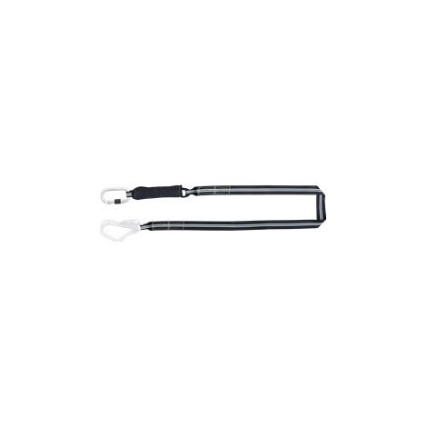 KRATOS SAFETY - Longe en sangle avec absorbeur d'énergie 1m non feu - 1 m