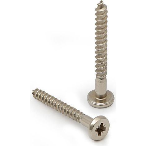 UCAFIX tornillo autorroscante. rosca madera. pozidriv. niquelado