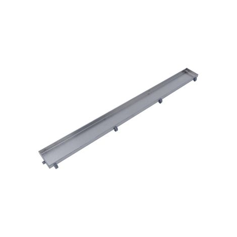 FugaFlow Eccelente Anta Grille à carreler 80cm en acier inoxydable (1/4)
