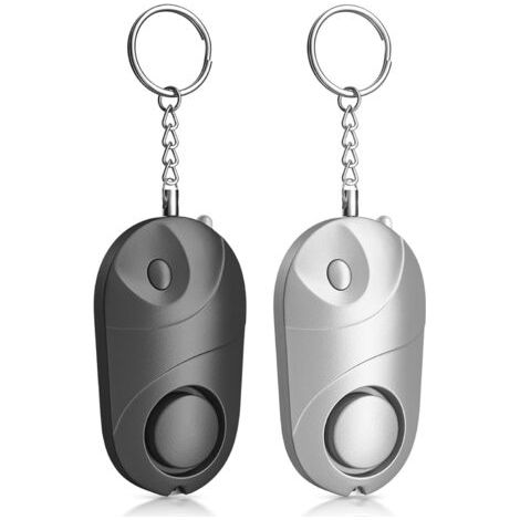 Alarme Personnelle Safe Sound de Sécurité Personnelle Porte-clés sirène 130 DB avec lumière pour Enfants/Femmes/Personnes (1/5)