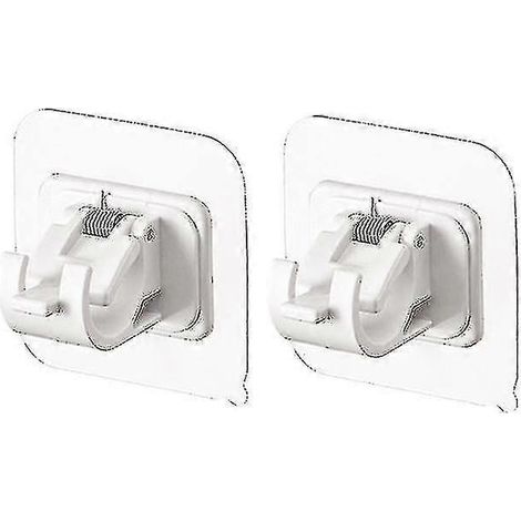 2 pinces de suspension de style japonais, pinces télescopiques pour tringle à rideaux sans perçage, support pour tringle de douche (1/3)