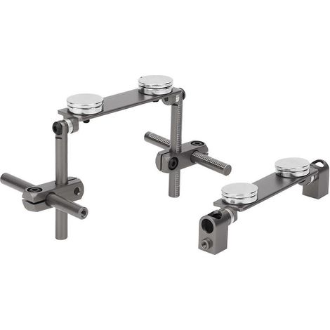 Coque invisible Emoshayoga pour voiture télécommandée, kit de montage magnétique invisible en aluminium, compatible avec les voitures de course télécommandées HSP 1/10 (alliage de titane) (1/5)