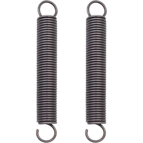 Ressorts d'extension en acier Ulisem, ressorts de compression allongés, ressorts à double crochet – 2 x 18 x 150 mm (1/4)