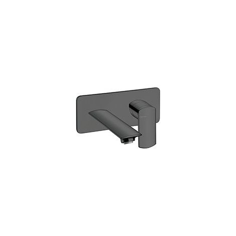 LAVABO MURAL PROFILO AVEC PLAQUE DROIT BEC 18.5 UP&D BLACKMAT - CRISTINA ONDYNA PF25613 (1/2)