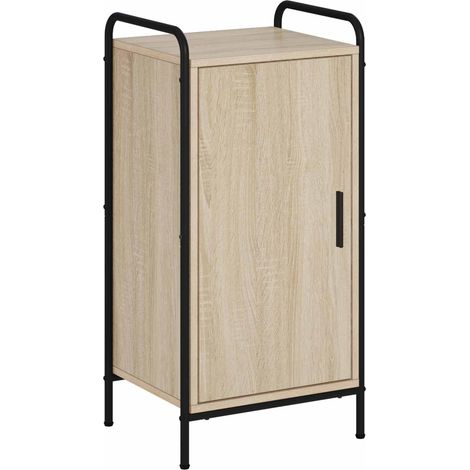 Credenza Rovere Sonoma 97 x 33 x 81 cm Legno ingegnerizzato vidaXL (1/5)
