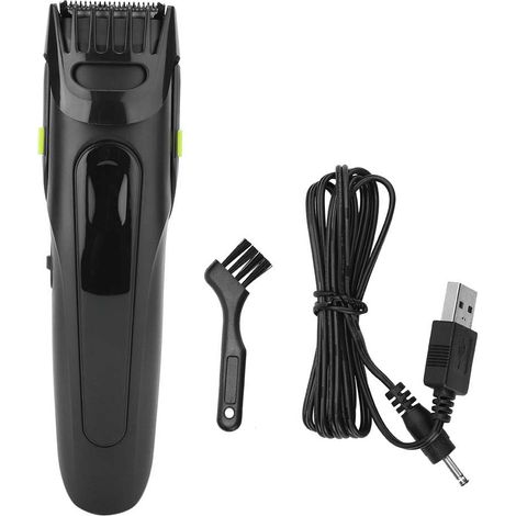Tondeuse À Barbe Réglable Rechargeable - Tête En Acier Inoxydable - Pour Homme - USB - 1 Pièce (1/5)