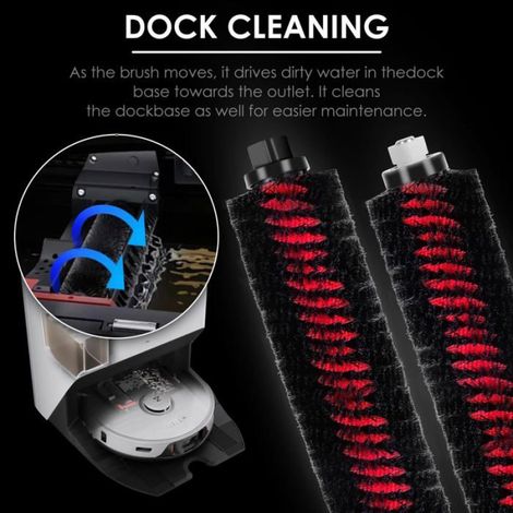 Barres brosse rouleau Roborock - 2 pièces - Convient pour S7 Pro Ultra/S7 Maxv Ultra, accessoires Étiquette (1/5)