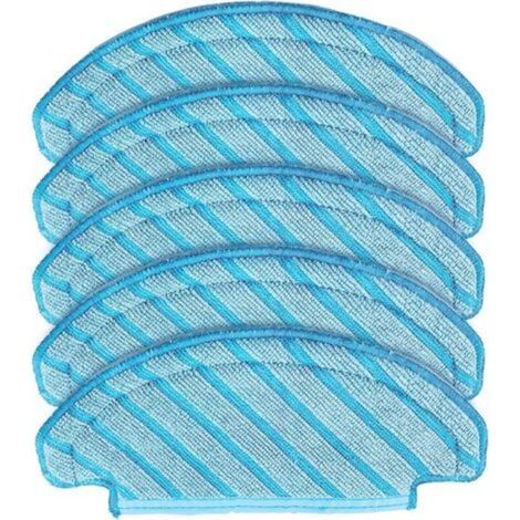 Salviette detergenti, panni di ricambio per la pulizia, panni lavabili per la pulizia, mop per aspirapolvere robot ECOVACS DEEBOT OZMO T8 T8 Aivi N8+ N8 Pro N8 Pro+ (blu) -Crezuo