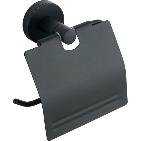 Porte-papier SAMBA avec couvercle, noir (1/4)