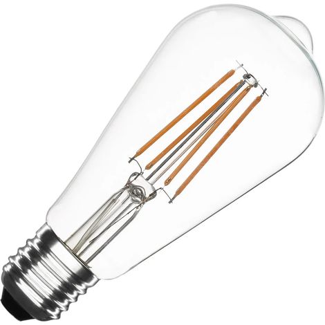 LAMPADINA LED FILAMENTO 7,5W WATT E27 ST64 VETRO KODAK 67026-EU-2700 DIMMERABILE (1/5)