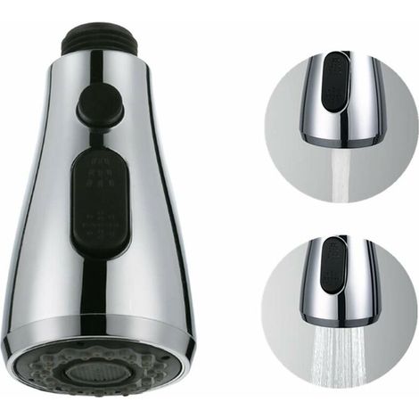 Buse de pulvérisation rétractable professionnelle à 3 têtes pour mitigeur WC et robinet de salle de bain (1/5)