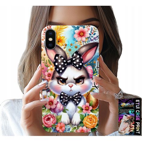 Custodia per iPhone XS MAX - Coniglietto pasquale, lepre, uova + vetro (1/5)