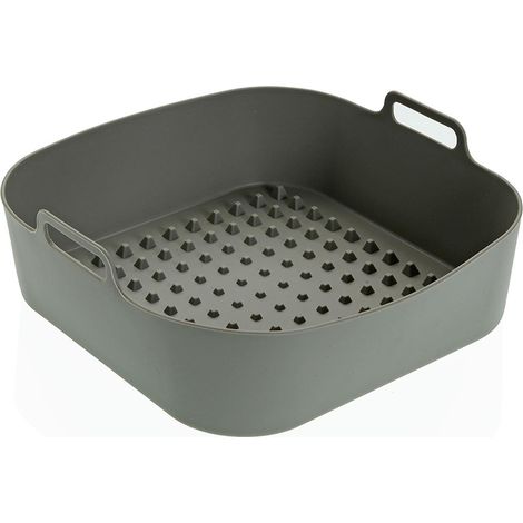 VERSA molde freidora aire silicona 21x21 cm , Molde freidora aire silicona 21x21 cmMarca VersaMolde para freidora de aire realizado en de silicona libre de BPA con asas