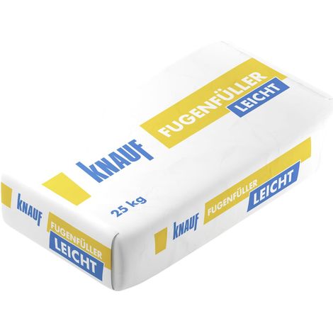 Knauf Fugenfüller Spachtelmasse Fugenspachtel leicht 25 kg hellgrau (1/3)