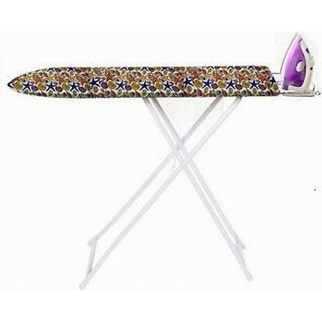 Copriasse Da Stiro Imbottito Telo Copri Asse Universale 140x50cm Mollettone 59961
