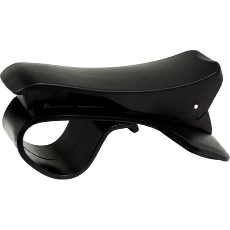 Soporte para teléfono de coche con clip de montaje, soporte para teléfono de salpicadero, soporte universal para teléfono de coche con soporte para GPS (negro)