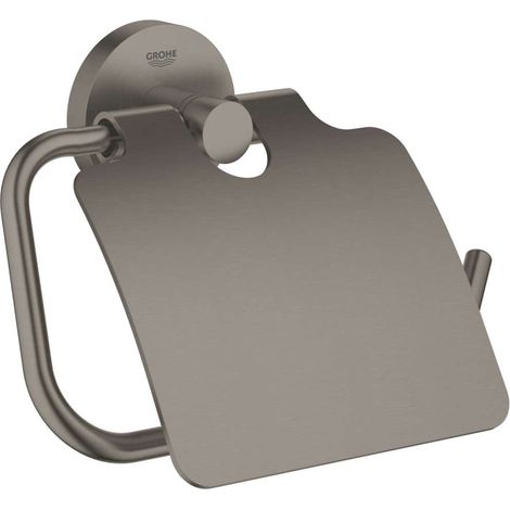 Grohe Essentials - Toilettenpapierhalter, Hard Graphite gebürstet 40367AL1