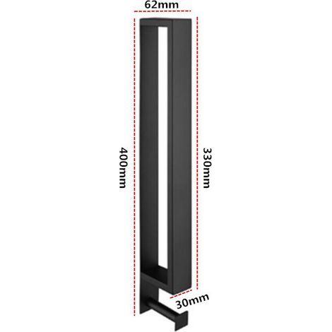Stainless Steel Towel Rack, No Drilling Towel Holder, Self Adhesive Guest Towel Holder 40cm with Hook for Bathroom (1/4)