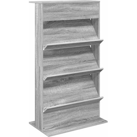 Maison Exclusive - Scaffale per riviste Grigio Sonoma 70 x 41 x 126 cm