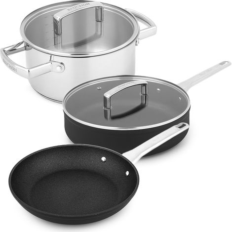 FAUCHON ART DE LA TABLE - Set 5 pièces 28cm antiadhésive aluminium SIGNATURE